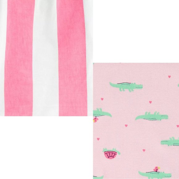 Carter's 3-Piece Striped Little Short Set - Picture 2 of 3